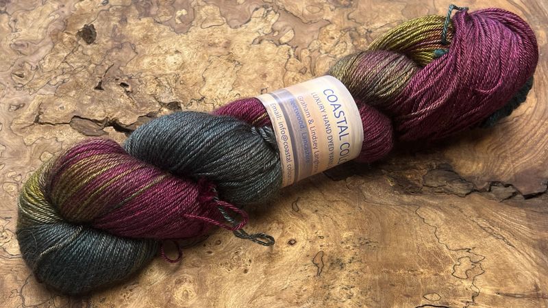 4ply Mulberry Silk and Yak Down