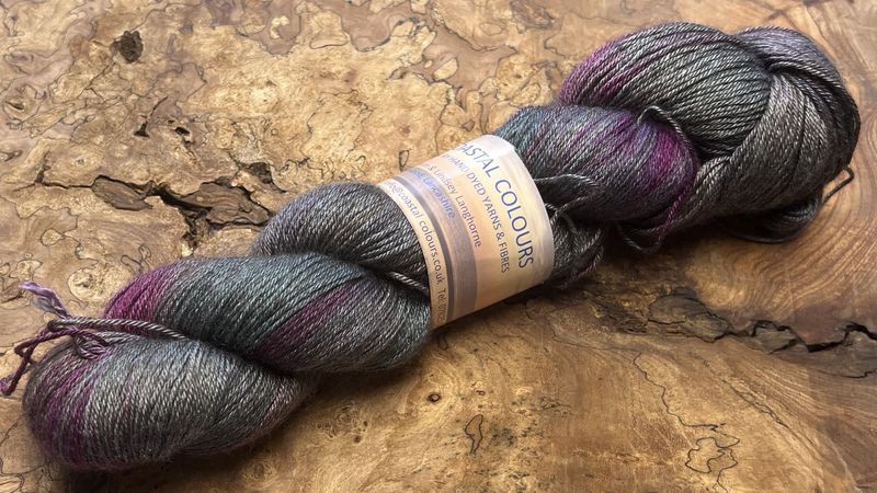 4ply Mulberry Silk and Yak Down