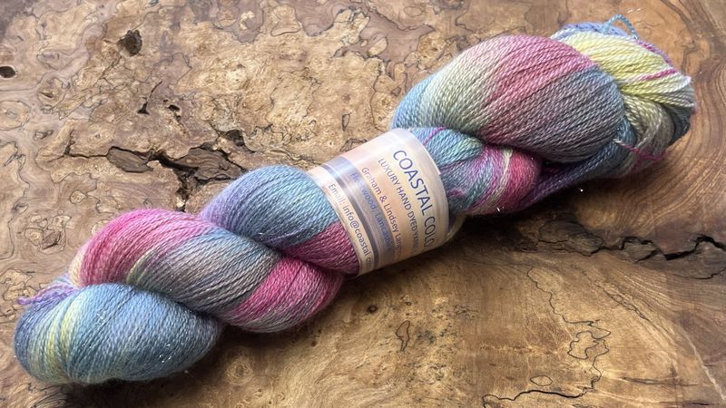 800M 75% X Fine Merino 20% Silk 5% Silver Stellina Sparkle