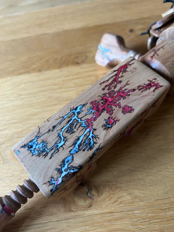 Red and White inlay umbrella swift