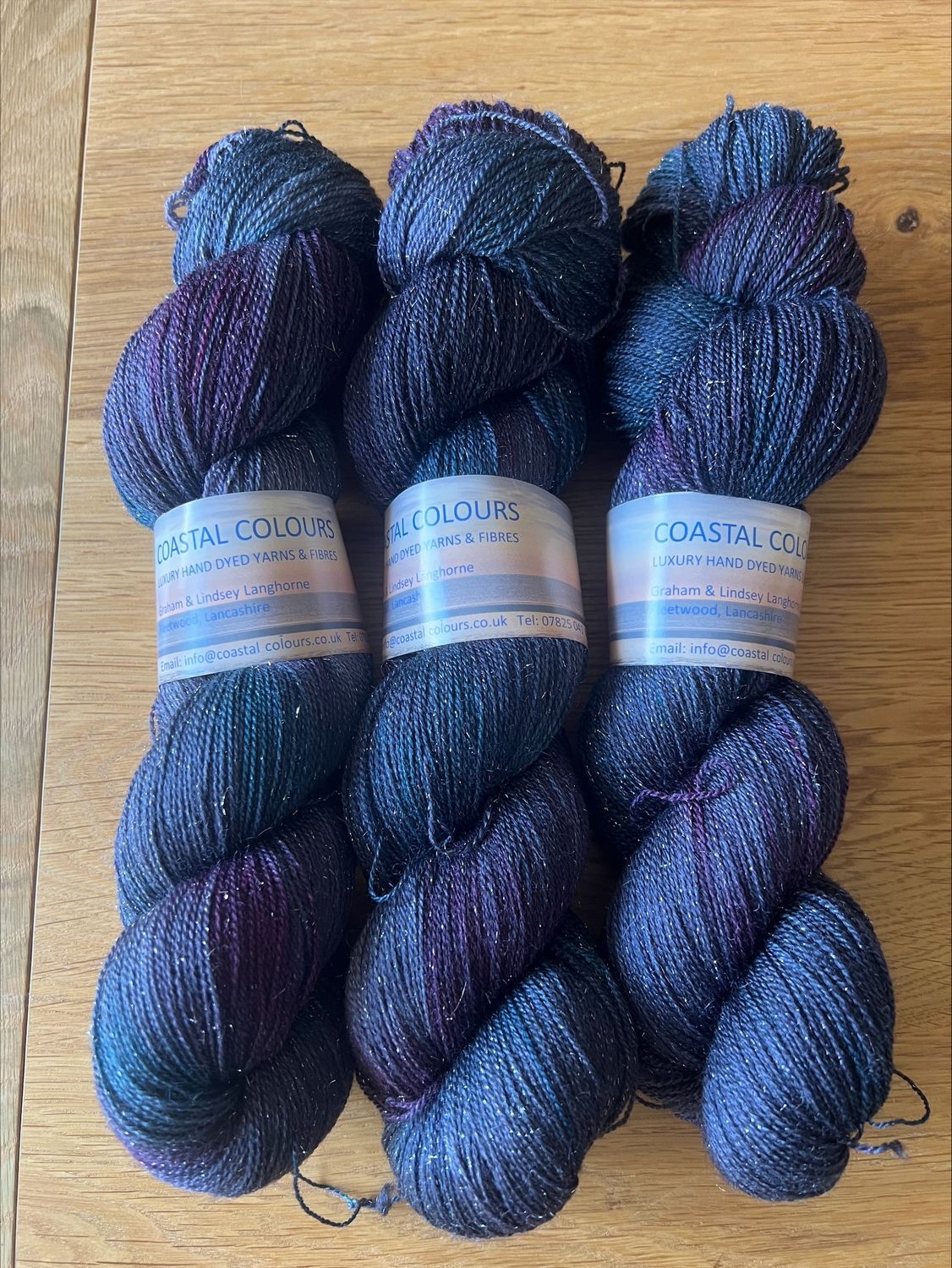 800m 70% Merino 20% Tussah Silk 10% Stellina