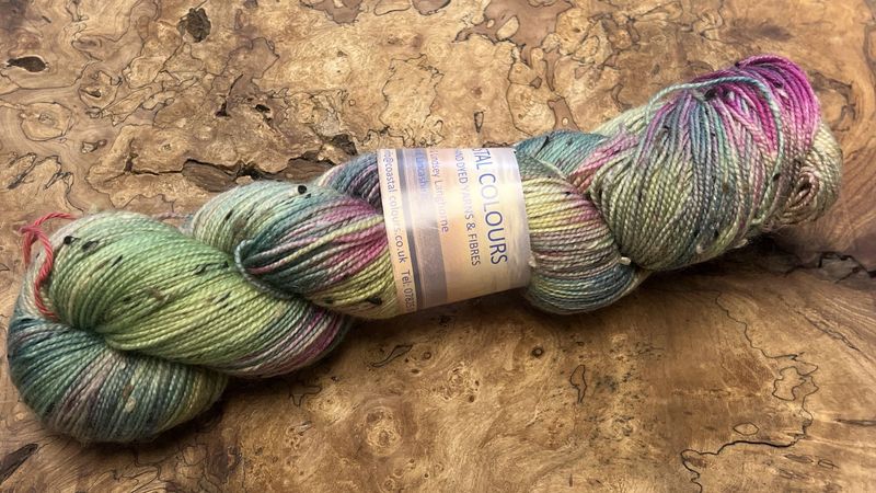 4ply Superwash Merino with Donegal NEP 4ply Superwash Merino with Donegal NEP