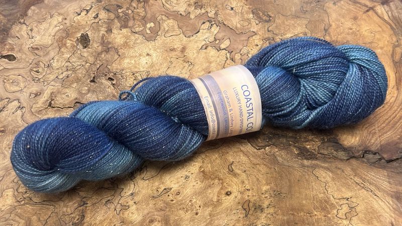 4ply Superwash Merino with Nylon and Silver Stellina Sparkle 4ply Superwash Merino with Nylon and Silver Stellina Sparkle