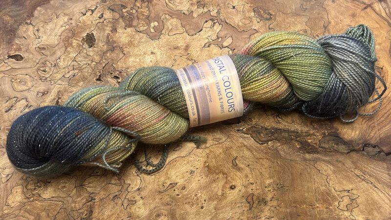 4ply Superwash Merino with Nylon and Silver Stellina Sparkle 4ply Superwash Merino with Nylon and Silver Stellina Sparkle