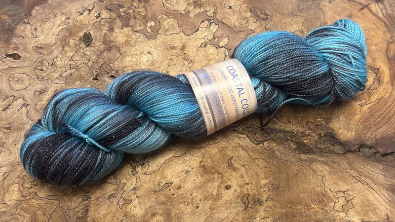 4ply Superwash Merino with Nylon and Silver Stellina Sparkle 4ply Superwash Merino with Nylon and Silver Stellina Sparkle