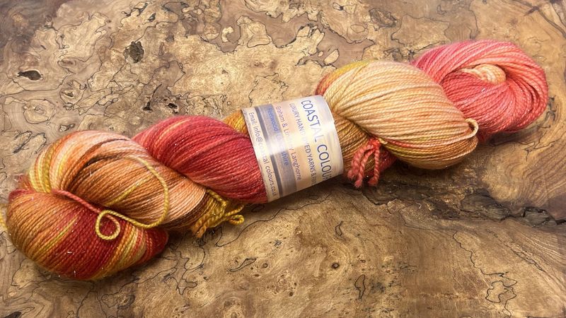 4ply Superwash Merino with Nylon and Silver Stellina Sparkle 4ply Superwash Merino with Nylon and Silver Stellina Sparkle