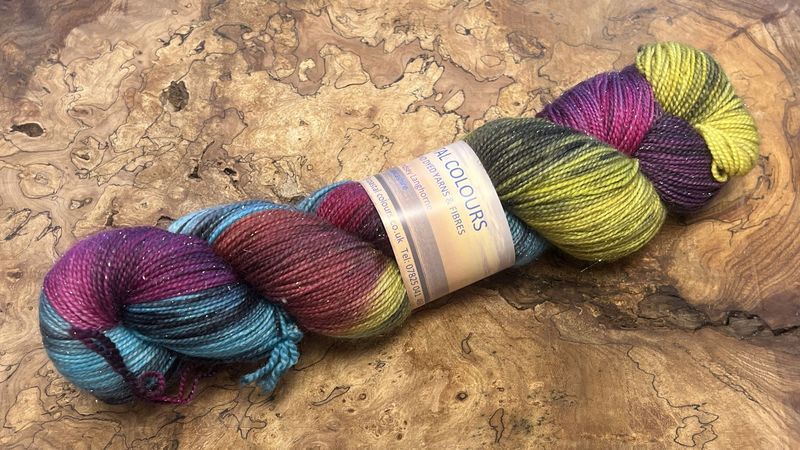 4ply Superwash Merino with Nylon and Silver Stellina Sparkle 4ply Superwash Merino with Nylon and Silver Stellina Sparkle