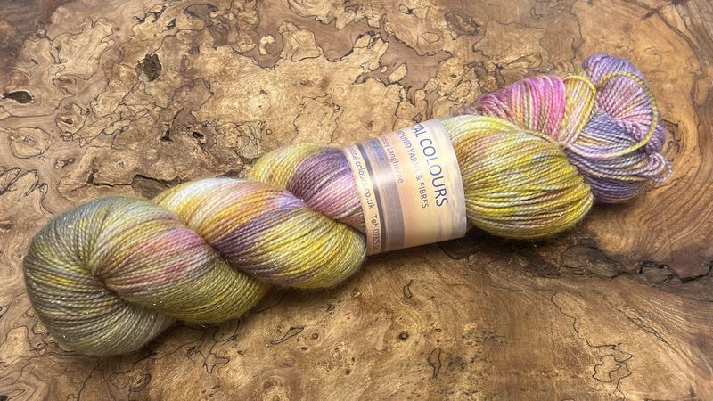 4ply Superwash Merino with Nylon and Silver Stellina Sparkle 4ply Superwash Merino with Nylon and Silver Stellina Sparkle