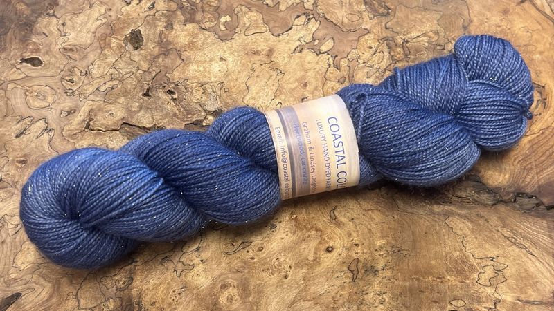 4ply Superwash Merino with Nylon and Silver Stellina Sparkle 4ply Superwash Merino with Nylon and Silver Stellina Sparkle