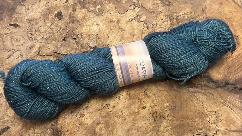 4ply Superwash Merino with Nylon and Silver Stellina Sparkle 4ply Superwash Merino with Nylon and Silver Stellina Sparkle