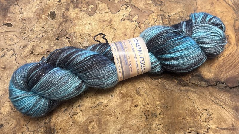 4ply Superwash Merino with Nylon and Silver Stellina Sparkle 4ply Superwash Merino with Nylon and Silver Stellina Sparkle