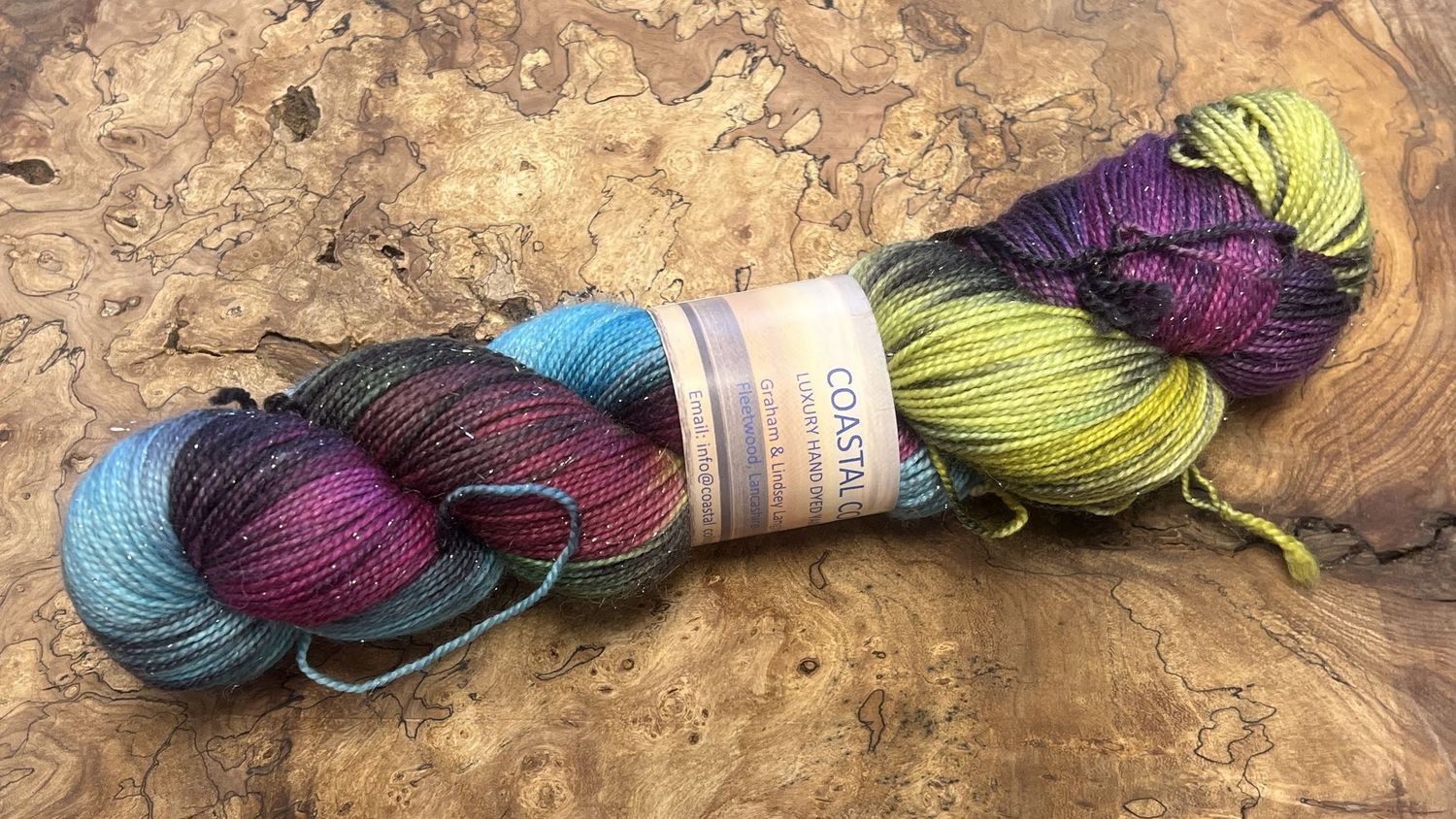 4ply Superwash Merino with Nylon and Silver Stellina Sparkle 4ply Superwash Merino with Nylon and Silver Stellina Sparkle