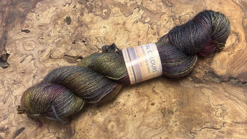 4ply Mulberry Silk and Yak Down