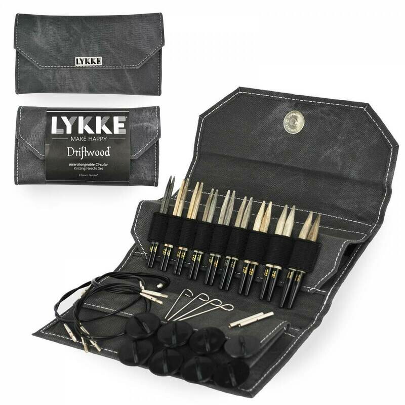 Lykke Circular Interchangeable Set 3.5 Lykke Circular Interchangeable Set 3.5"Driftwood