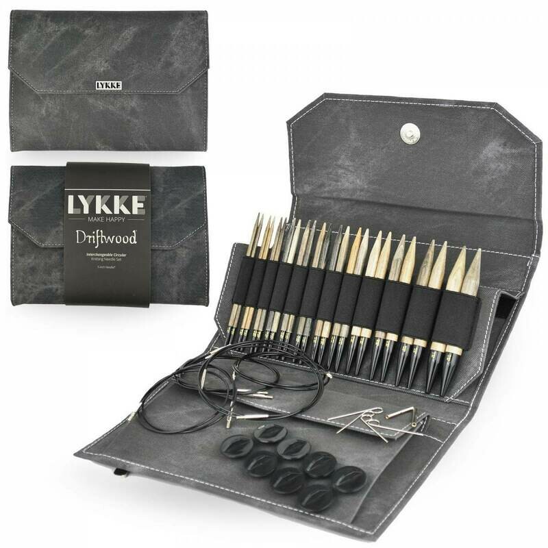 Lykke Circular Interchangeable Set 5 Lykke Circular Interchangeable Set 5"Driftwood