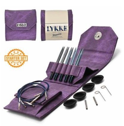 Lykke Circular Interchangeable Starter Set 3.5"Indigo