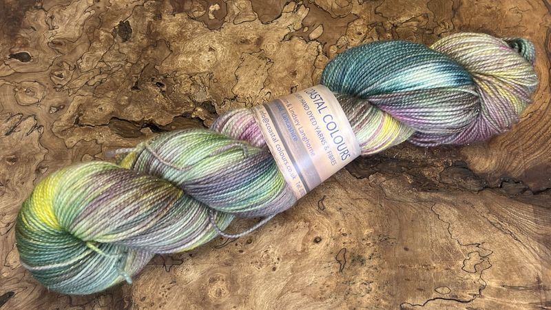 4ply Superwash Merino with Nylon and Silver Stellina Sparkle