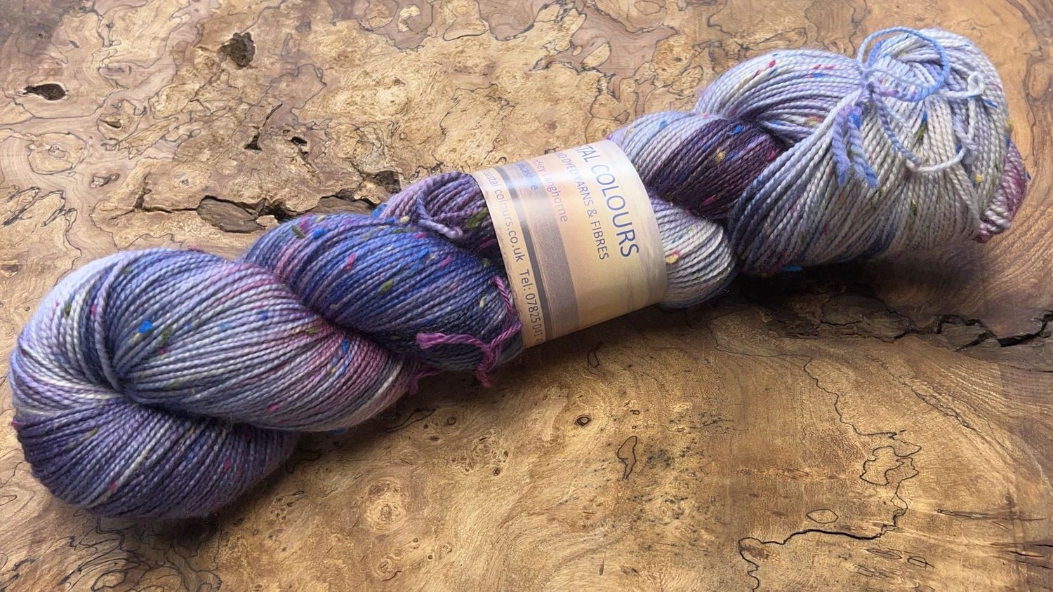 4ply Superwash Merino with Donegal NEP