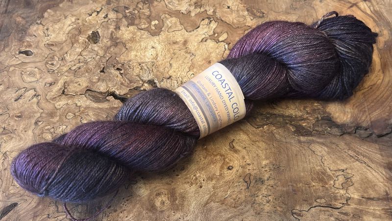 4ply Mulberry Silk and Yak Down
