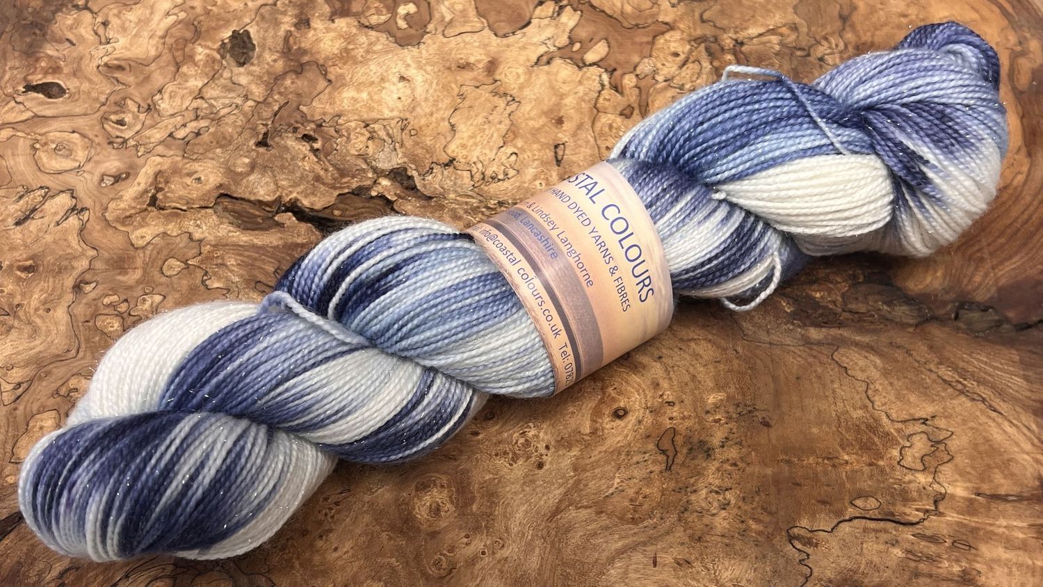 4ply Superwash Merino with Nylon and Silver Stellina Sparkle