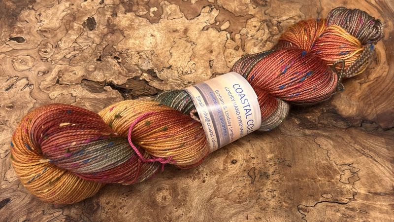 4ply Superwash Merino with Donegal NEP 4ply Superwash Merino with Donegal NEP