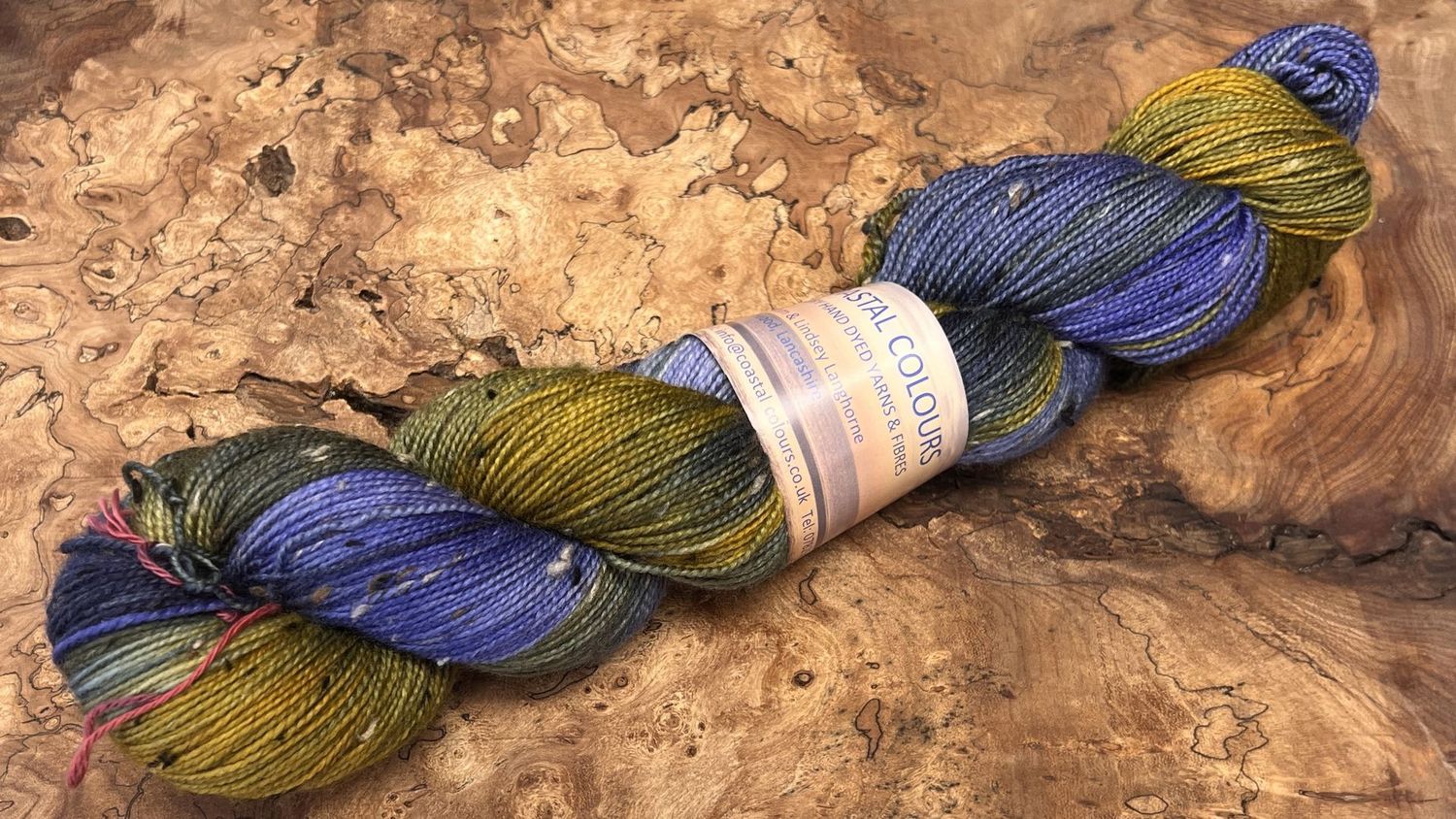 4ply Superwash Merino with Donegal NEP