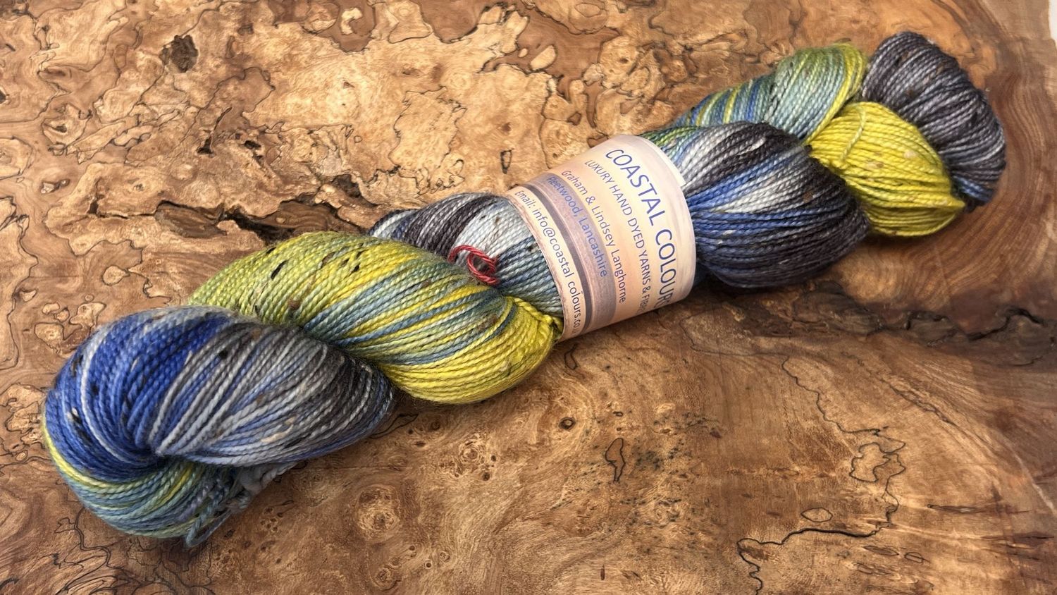 4ply Superwash Merino with Donegal NEP