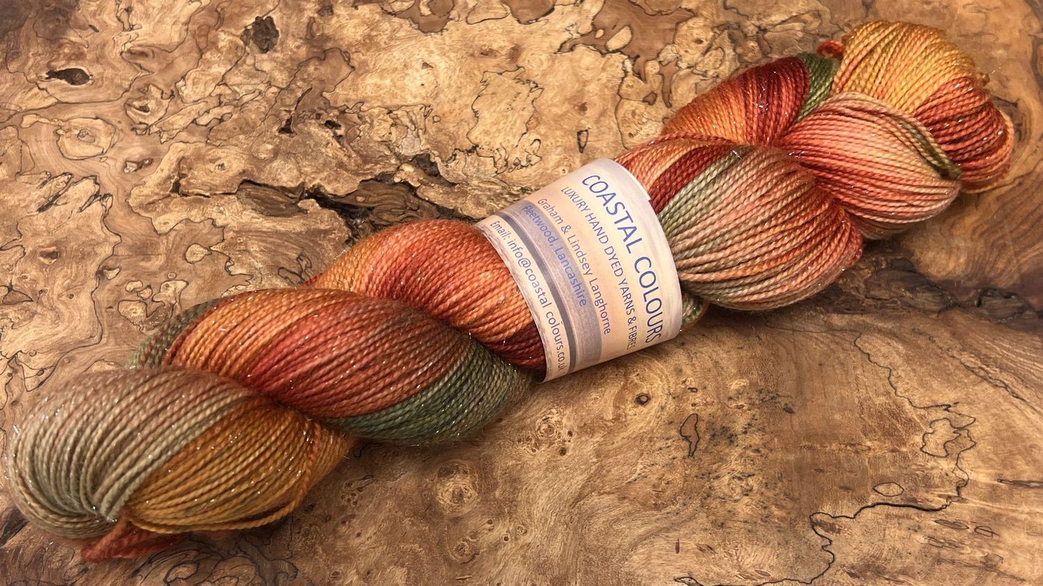 4ply Superwash Merino with Nylon and Silver Stellina Sparkle
