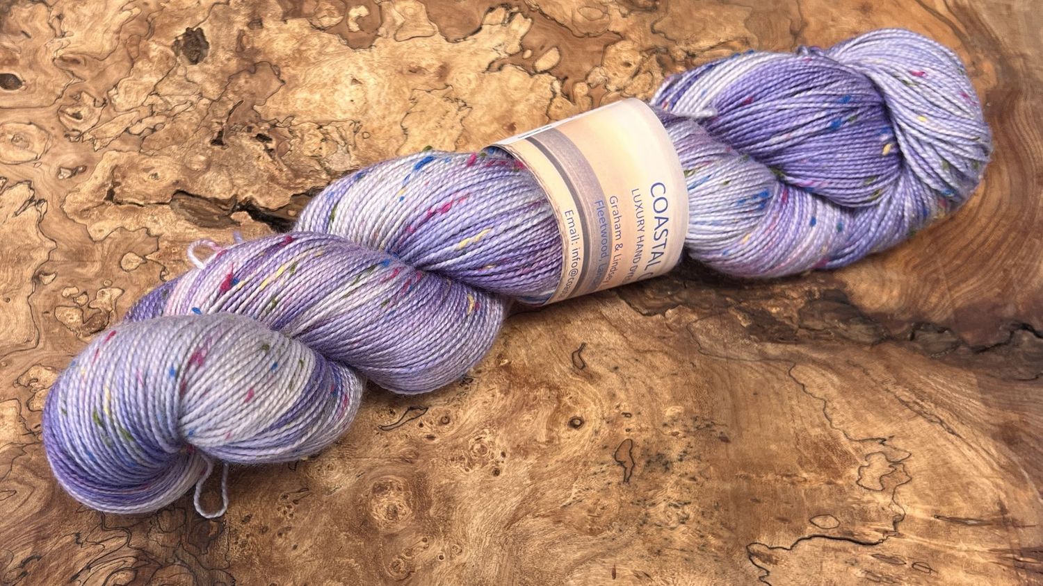 4ply Superwash Merino with Donegal NEP