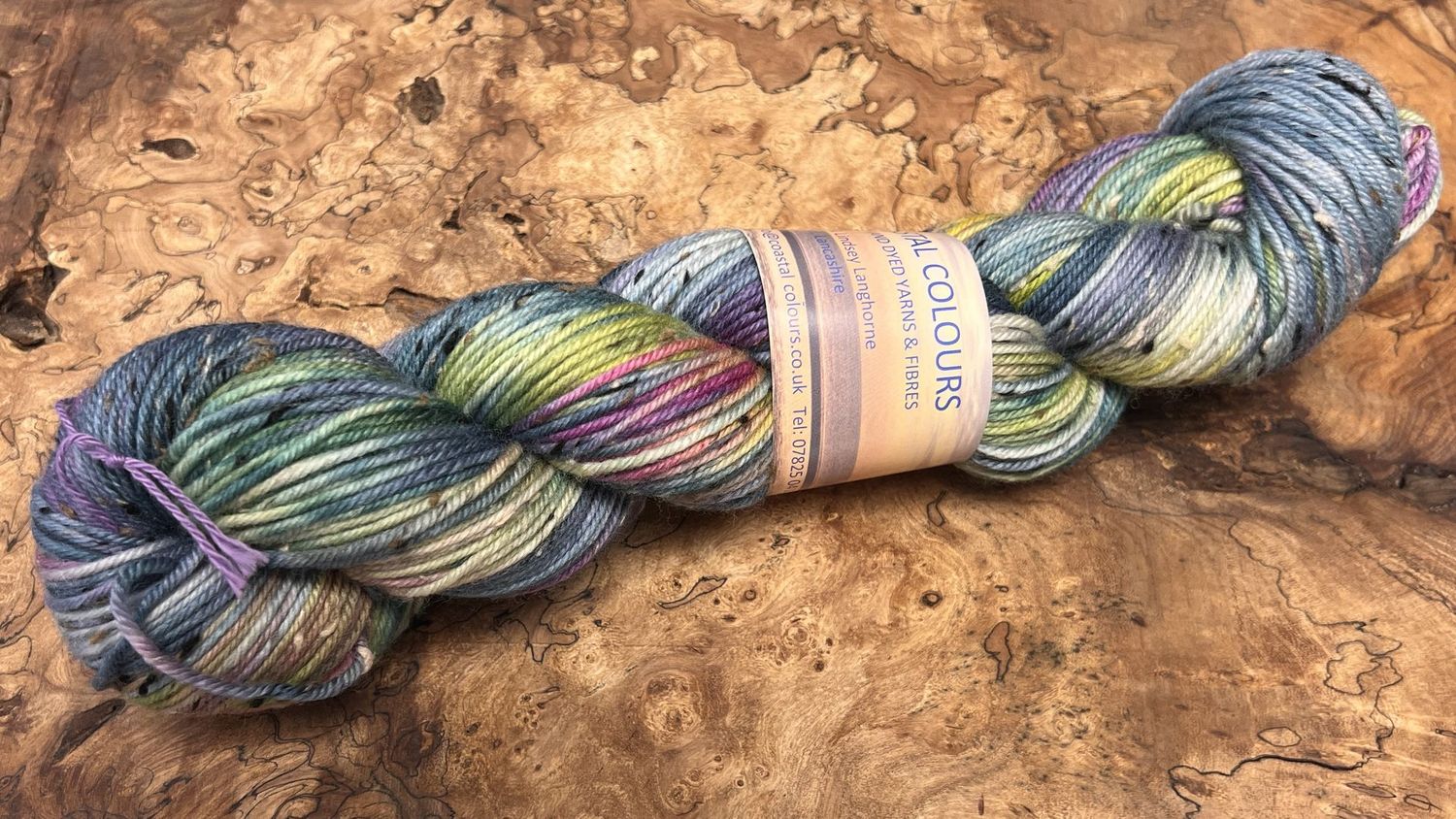 ​85% Superwash Merino Wool 15% Donegal Nep DK