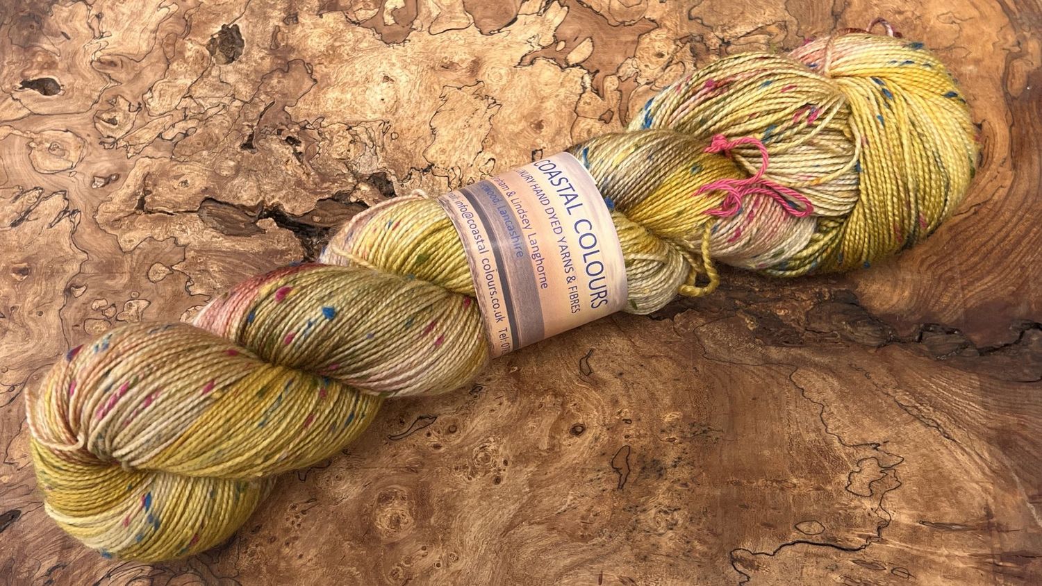 4ply Superwash Merino with Donegal NEP