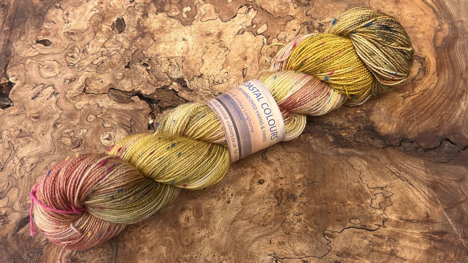 4ply Superwash Merino with Donegal NEP