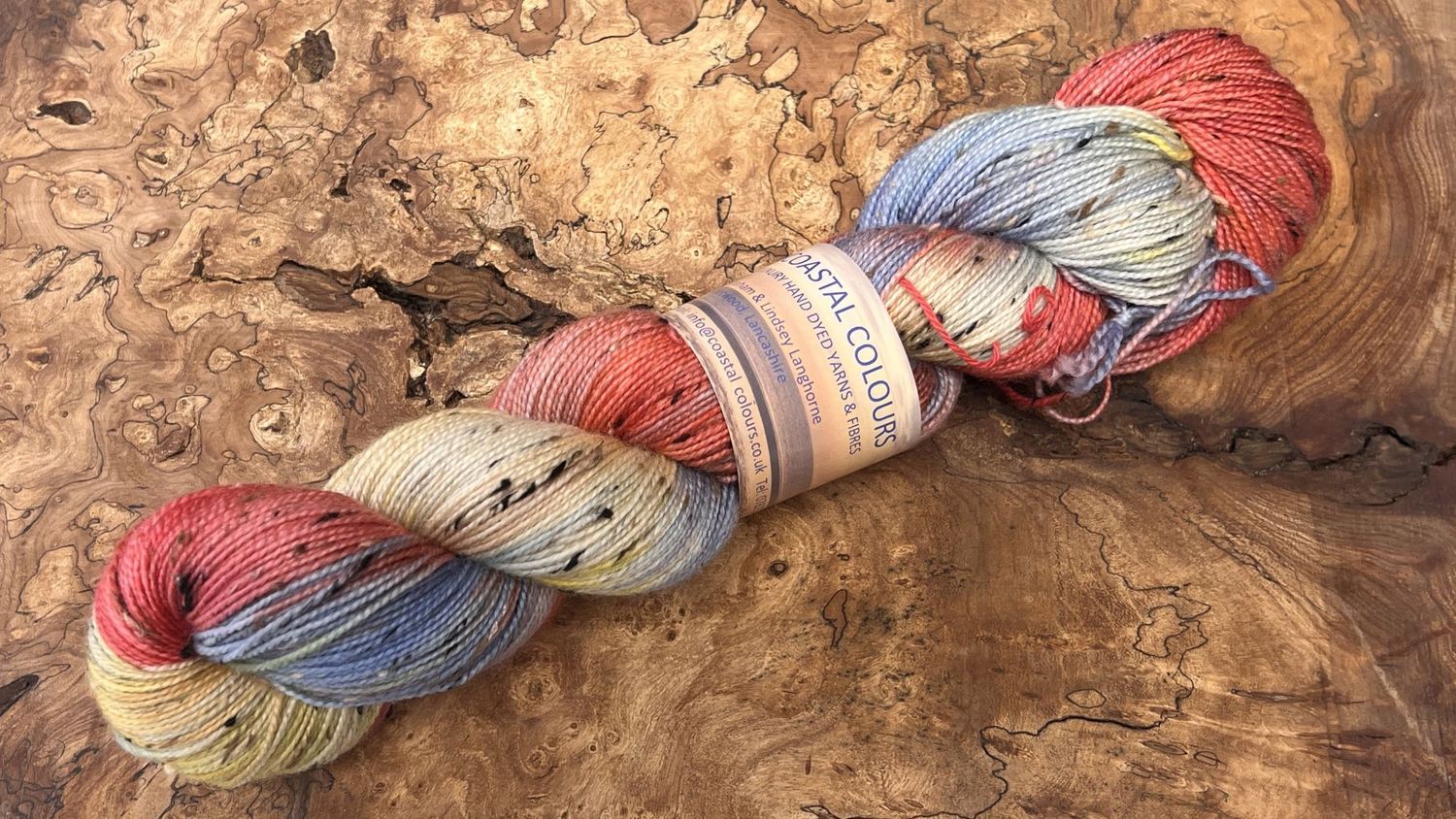 4ply Superwash Merino with Donegal NEP