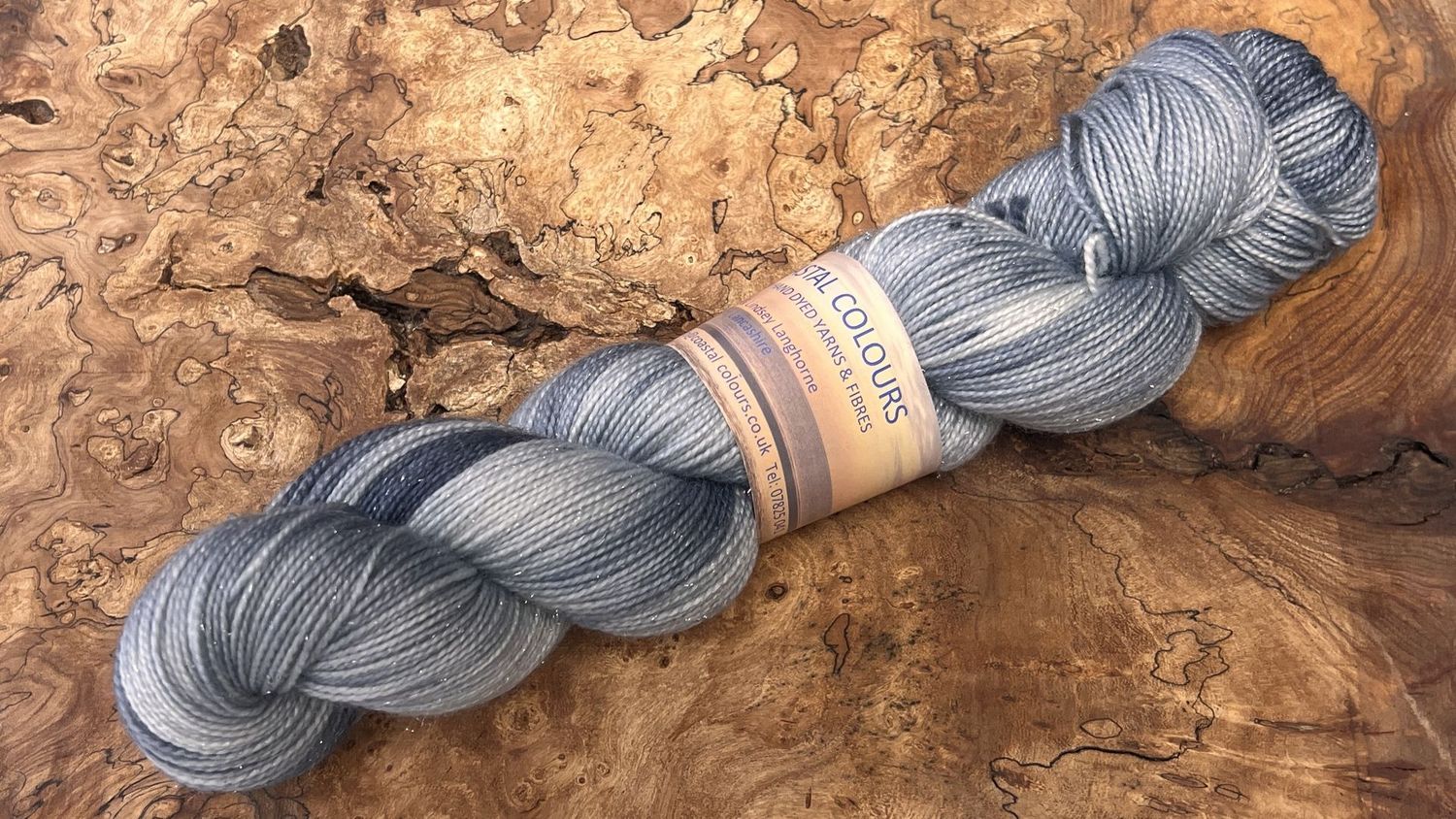 4ply Superwash Merino with Nylon and Silver Stellina Sparkle