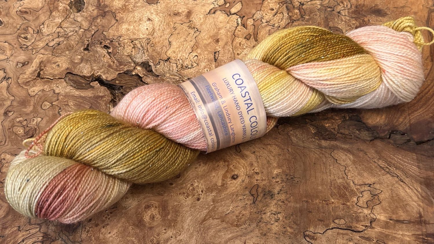 4ply Superwash Merino with Nylon and Silver Stellina Sparkle