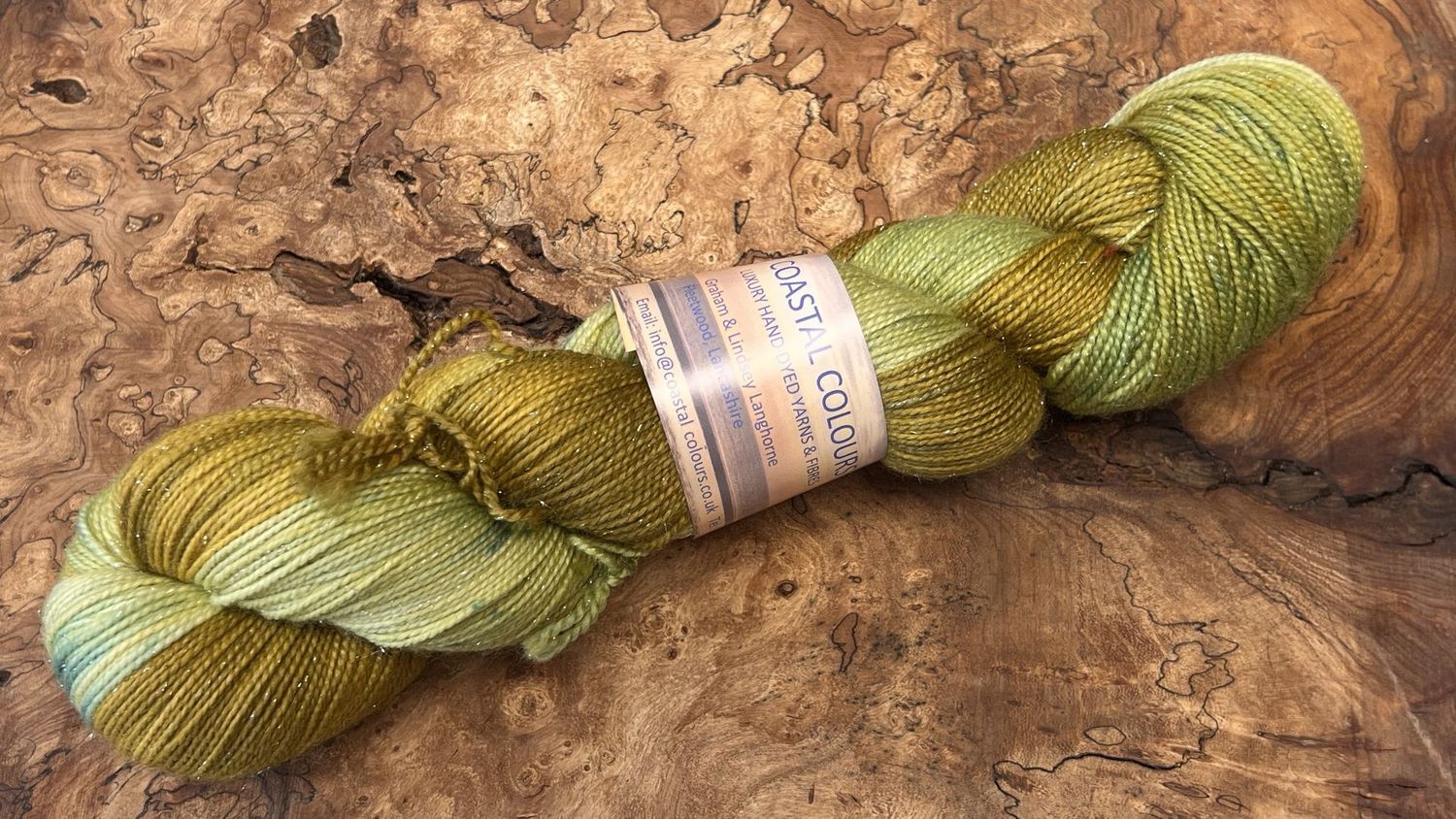 4ply Superwash Merino with Nylon and Silver Stellina Sparkle