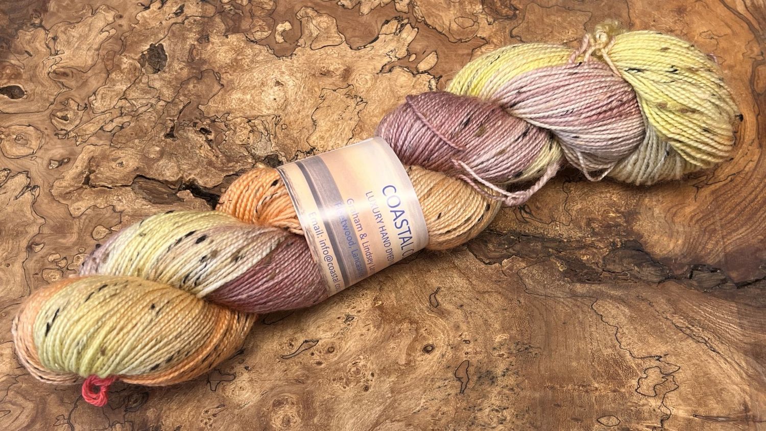 4ply Superwash Merino with Donegal NEP
