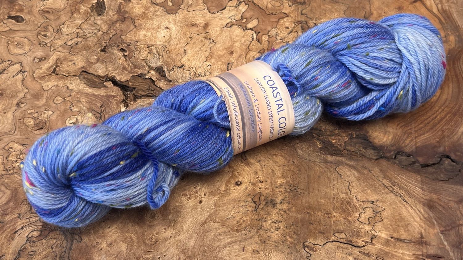 ​85% Superwash Merino Wool 15% Donegal Nep DK