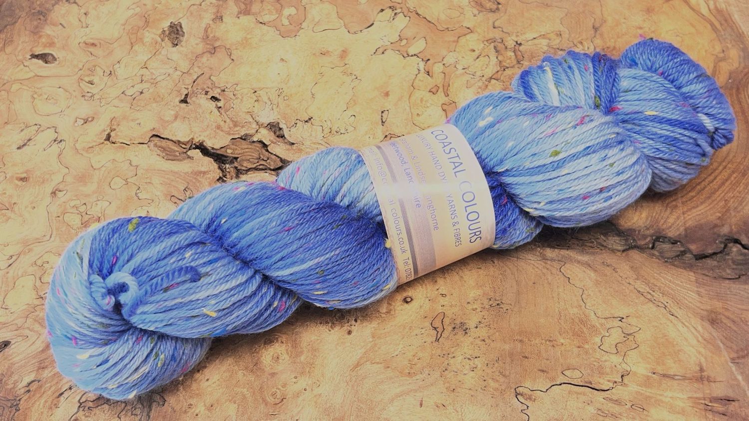 ​85% Superwash Merino Wool 15% Donegal Nep DK