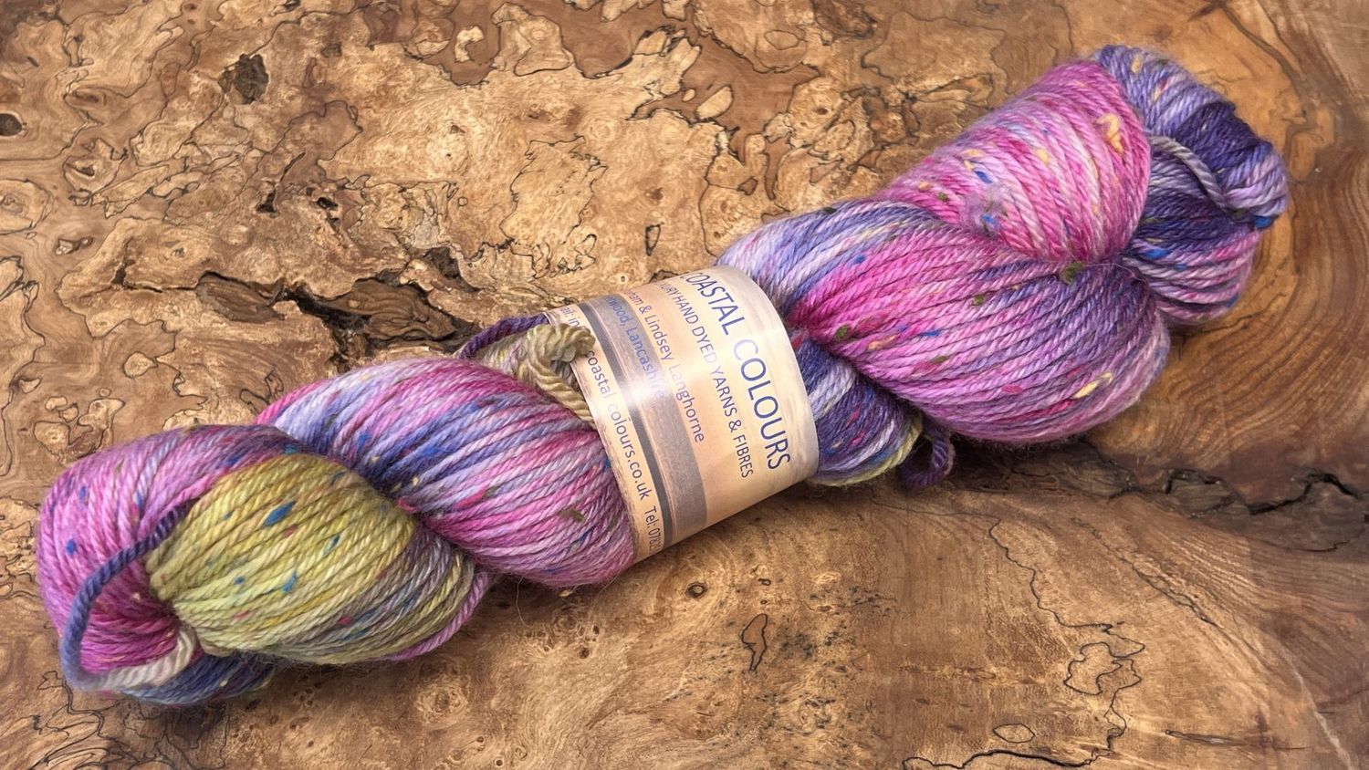​85% Superwash Merino Wool 15% Donegal Nep DK