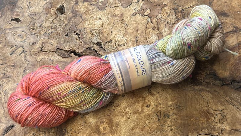4ply Superwash Merino with Donegal NEP 4ply Superwash Merino with Donegal NEP