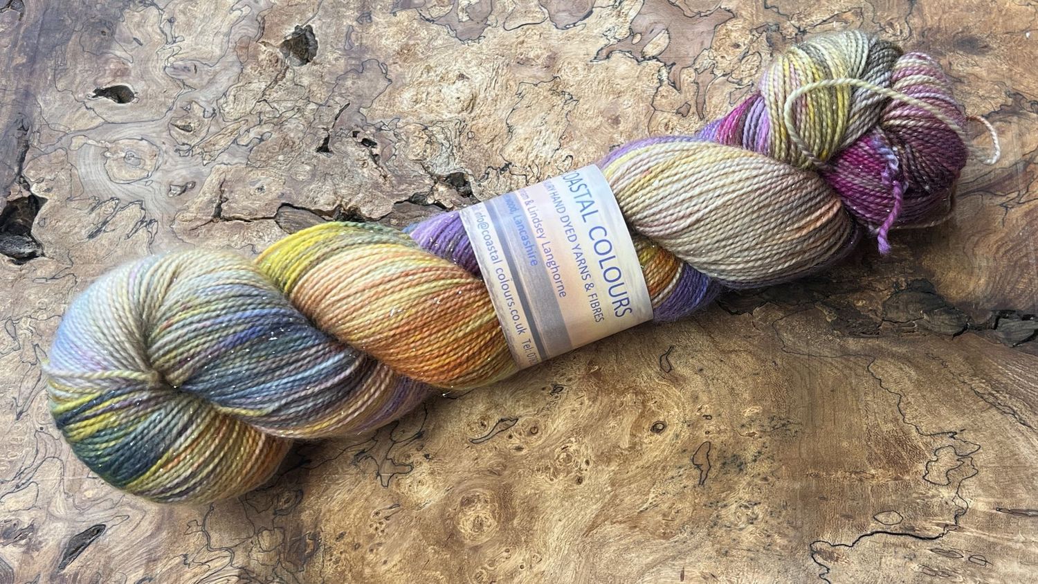 4ply Superwash Merino with Nylon and Silver Stellina Sparkle