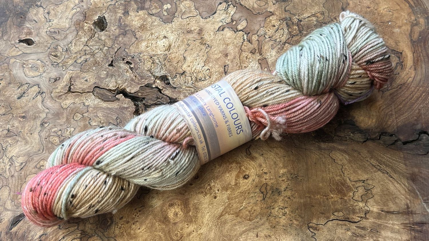 ​85% Superwash Merino Wool 15% Donegal Nep DK