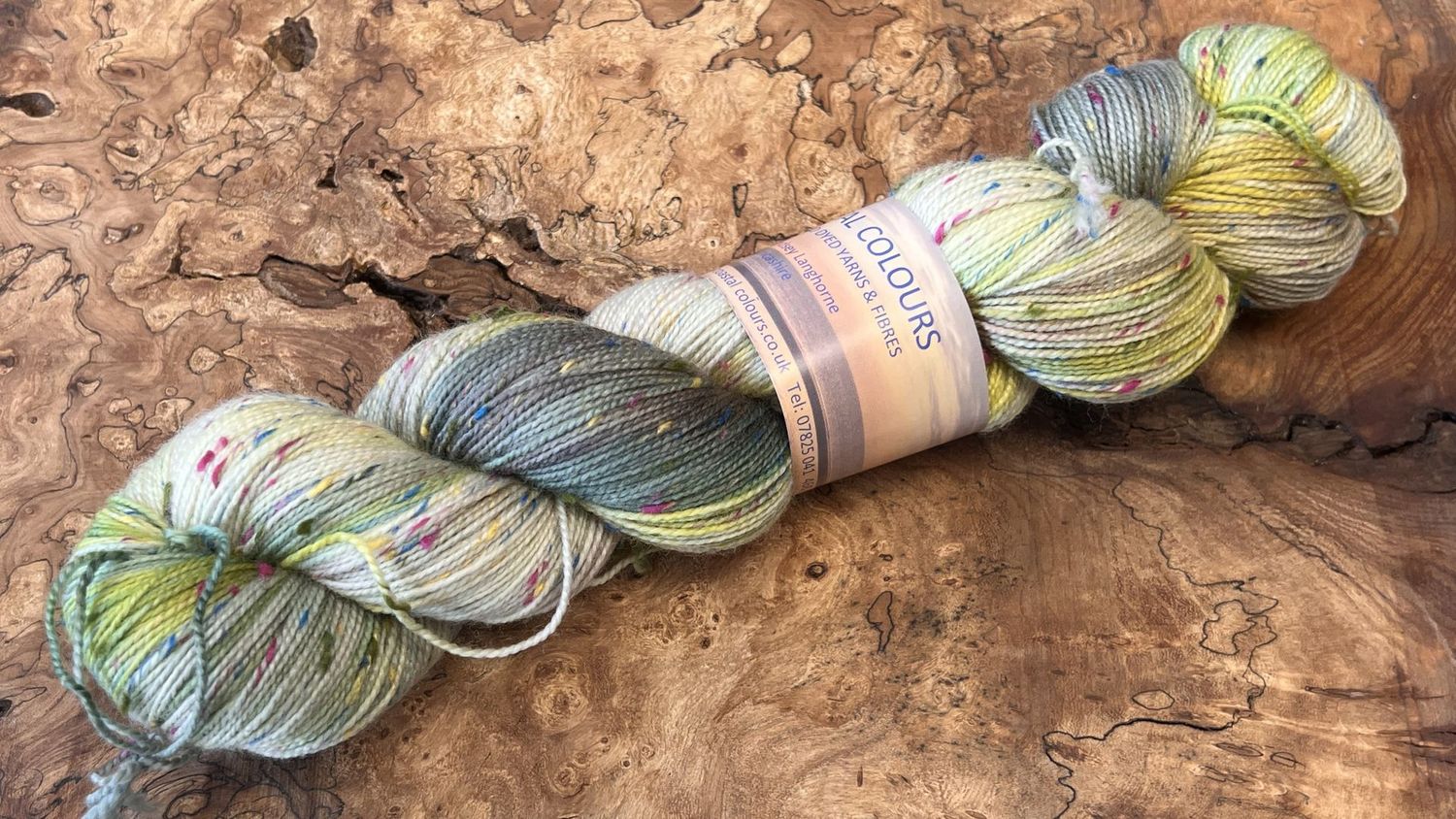4ply Superwash Merino with Donegal NEP 4ply Superwash Merino with Donegal NEP