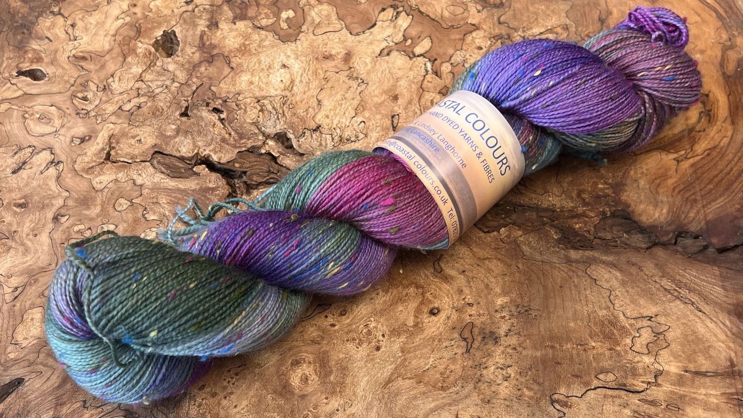 4ply Superwash Merino with Donegal NEP 4ply Superwash Merino with Donegal NEP