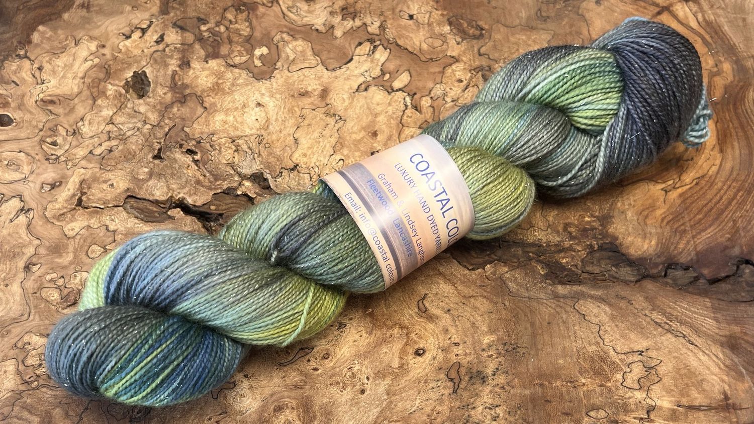 4ply Superwash Merino with Nylon and Silver Stellina Sparkle
