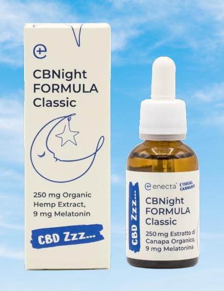 30 ml, hemp extract, CBD, CBN, Melatonin, CBNight FORMULA, Enecta