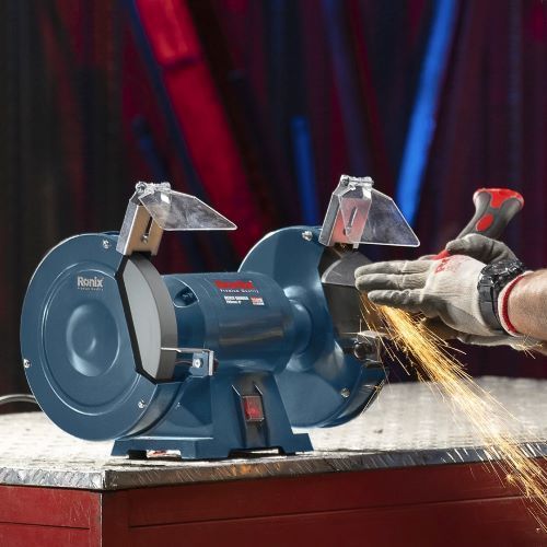 350W-200mm, bench grinder, RONIX 3502N