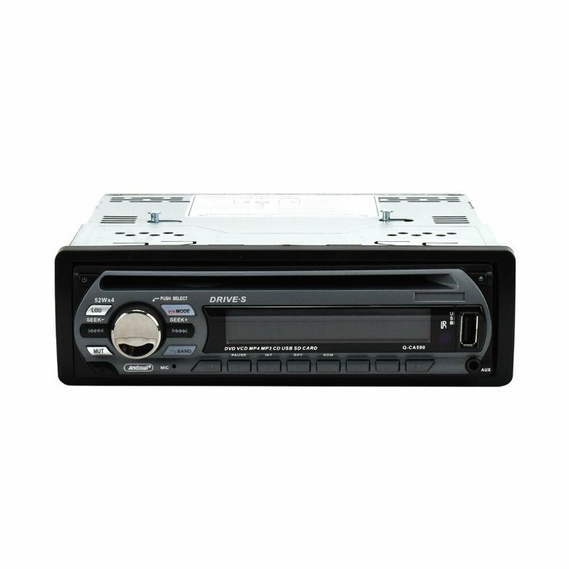 4 channels, car stereo, fm tuner, cd player, bluetooth, usb, remote control, 1 din, Andowl