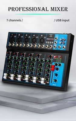 4-7 channels, audio mixer, WEB F-7